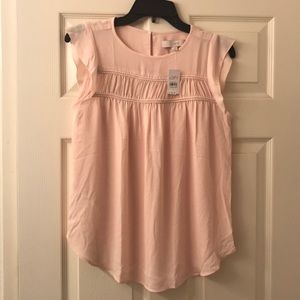 Ann Taylor Loft, light pink top, size S (NEW)